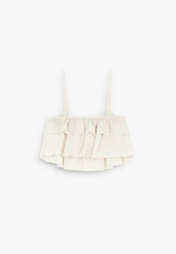 Discount Scalpers Top Cropped Volantes