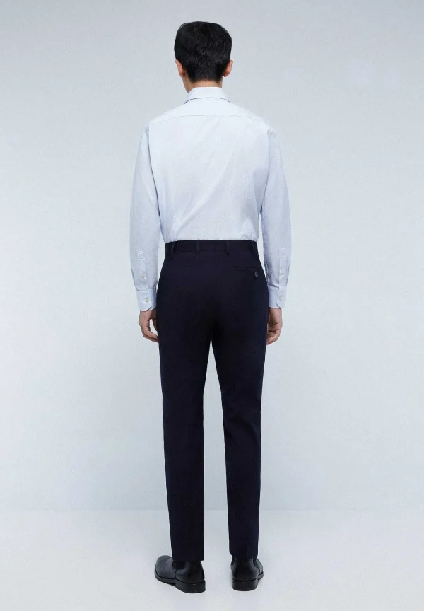 Sale Scalpers Traje Clasico Lana Azul Marino