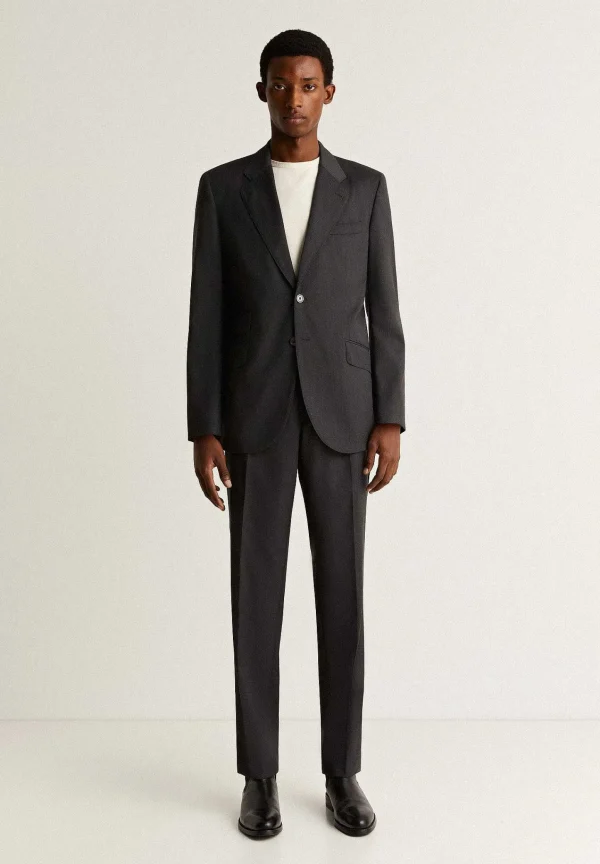 Shop Scalpers Traje Clasico Lana Gris