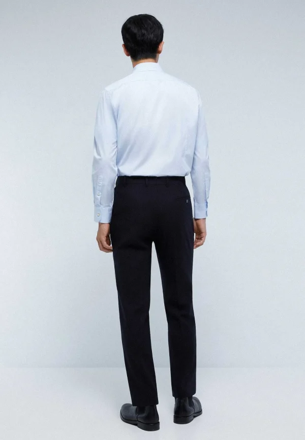 Cheap Scalpers Traje Estructura Azul Marino Lana