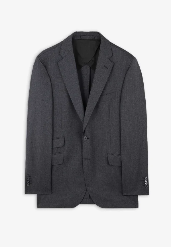 New Scalpers Traje Estructura Gris Lana