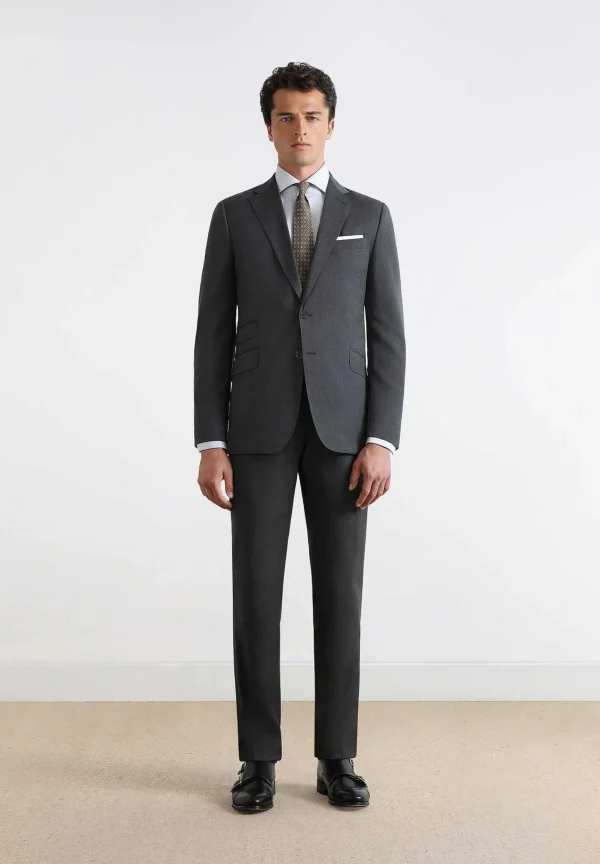 New Scalpers Traje Estructura Gris Lana