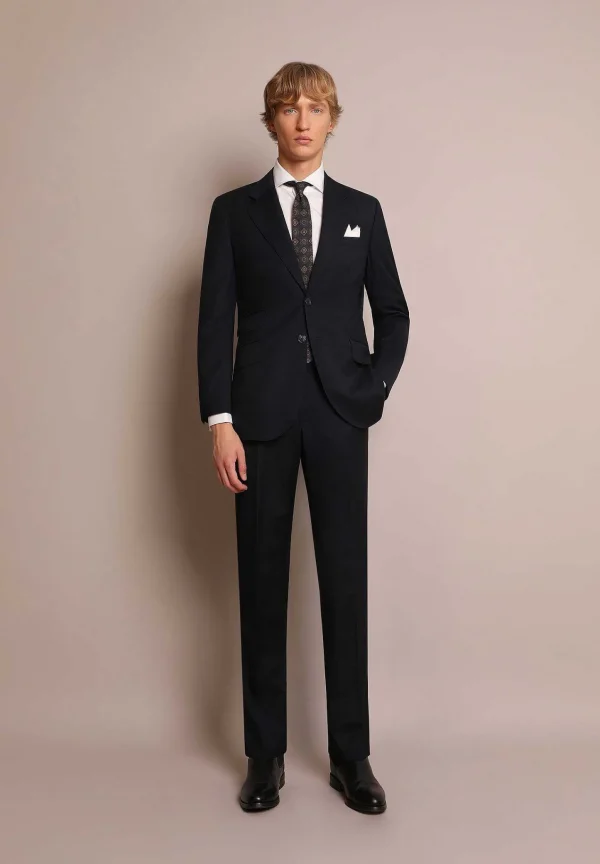 Best Sale Scalpers Traje Lana Azul Marino