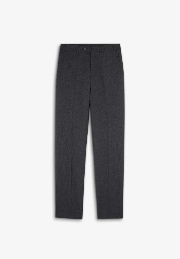 Online Scalpers Traje Lana Gris Clasico