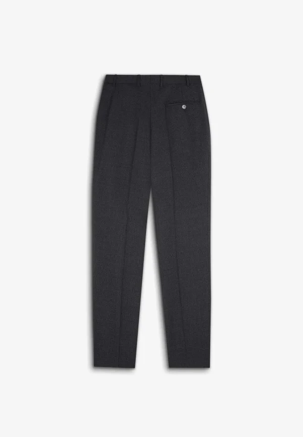 Online Scalpers Traje Lana Gris Clasico