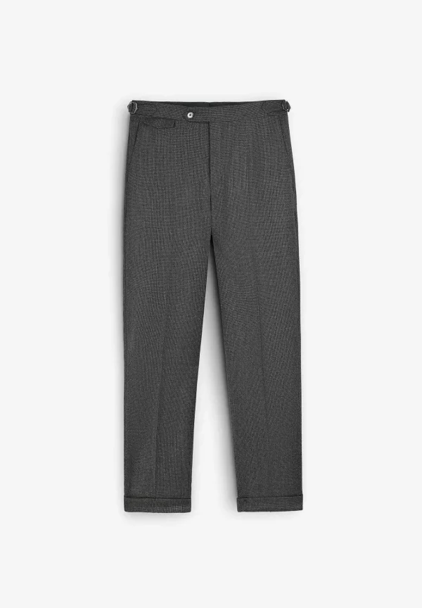 Fashion Scalpers Traje Premium Cuadros Punta De Lanza Gris