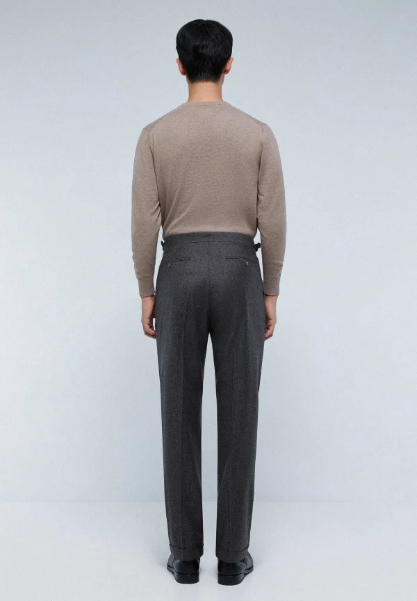 Fashion Scalpers Traje Premium Cuadros Punta De Lanza Gris