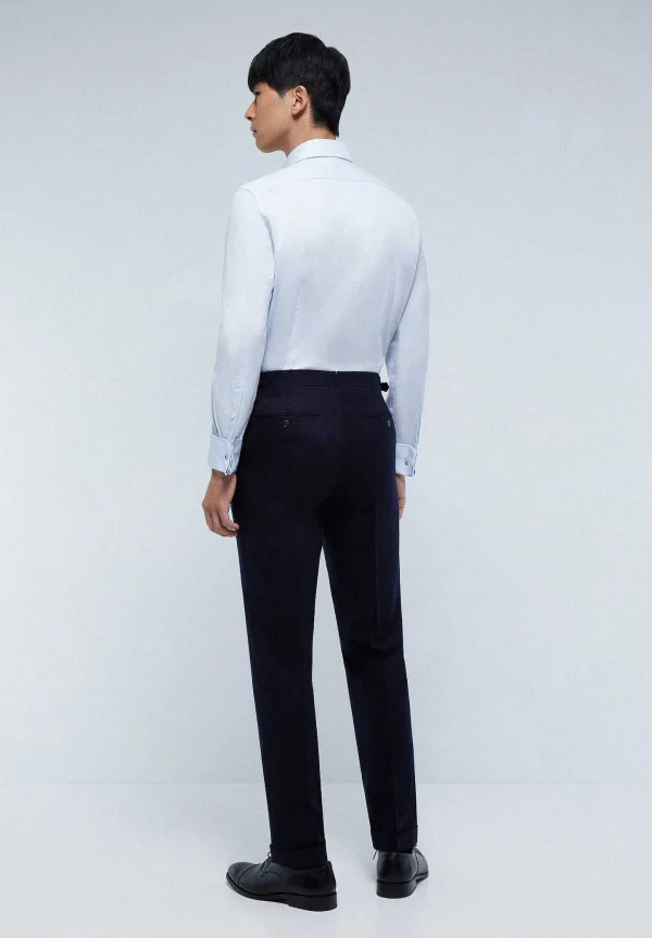 Best Sale Scalpers Traje Premium Lana Azul Marino