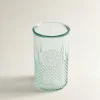 Best Scalpers Vaso Cristal Dibujo Relieve