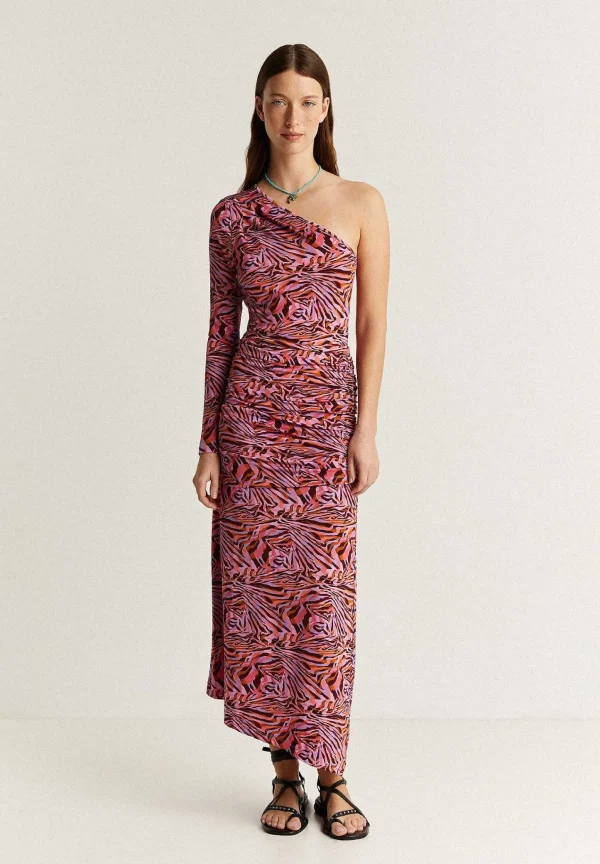 Flash Sale Scalpers Vestido Asimetrico Frunces