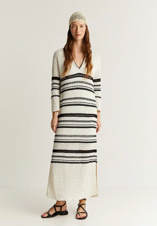 Store Scalpers Vestido Crochet Cuello Polo