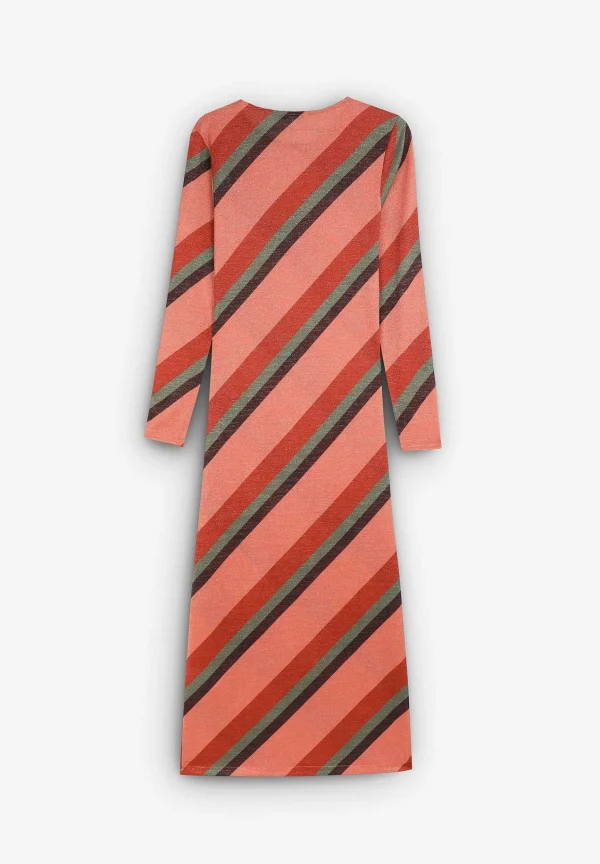 Store Scalpers Vestido Lurex Rayas Contraste