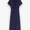 New Scalpers Vestido Midi Cupro
