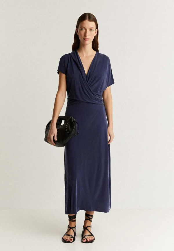 New Scalpers Vestido Midi Cupro