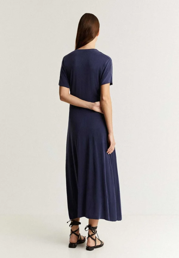 New Scalpers Vestido Midi Cupro
