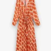 Cheap Scalpers Vestido Midi Etnico Nudo