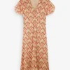 Best Sale Scalpers Vestido Midi Frunce Frontal