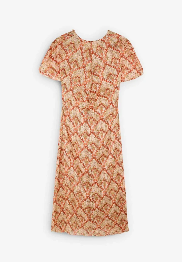 Best Sale Scalpers Vestido Midi Frunce Frontal