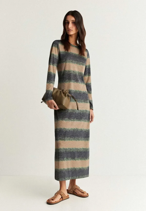 Online Scalpers Vestido Midi Lurex