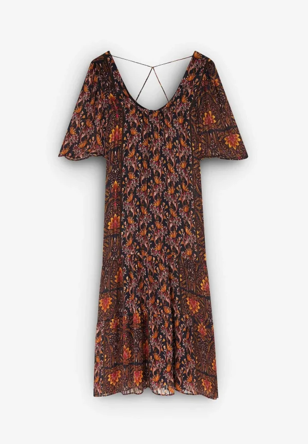 Cheap Scalpers Vestido Midi Lurex Detalle Espalda