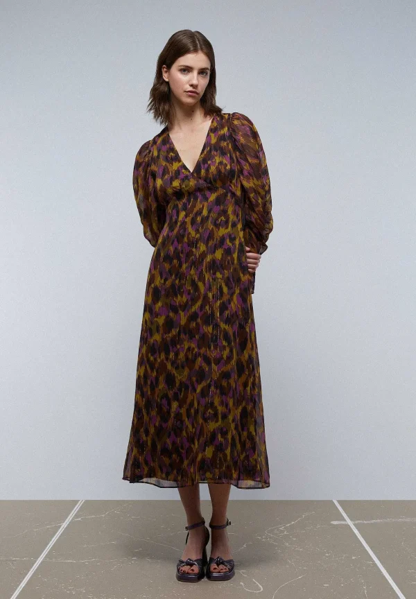 Sale Scalpers Vestido Midi Print