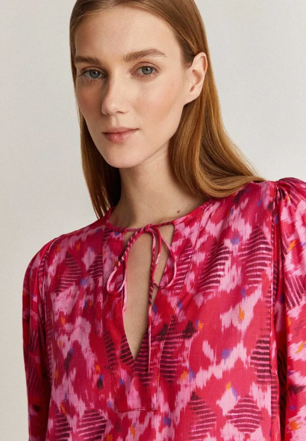 Store Scalpers Vestido Midi Print Lazada Trasera