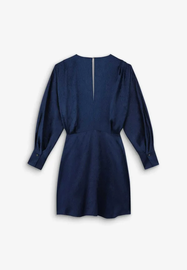 Best Sale Scalpers Vestido Mini Satinado Arrugado